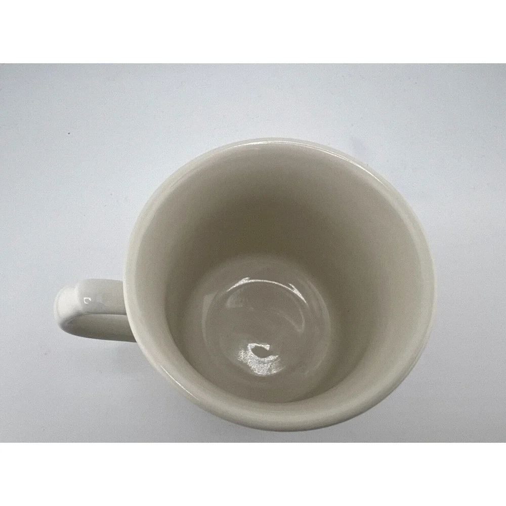 Vintage Blue & White Cottage Glossy Bone China Pastoral‎ Chinoiserie Coffee Cups